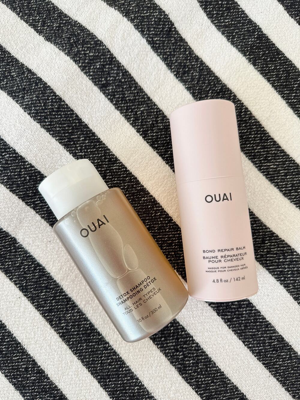 OUAI Detox Shampoo & Leave-In Conditioner Hair Treatment Set NIB New
